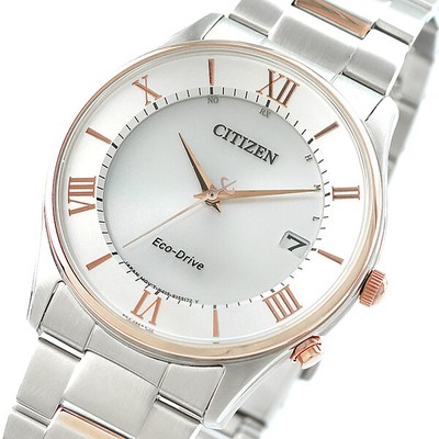 Pre-owned Citizen Collection Eco-drive As1062-59a White Men's Watch In Box
