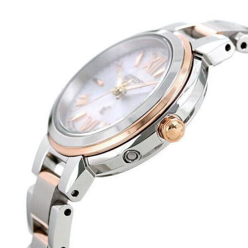 Pre-owned Citizen Xc Eco-drive Es9434-53w Solor Radio Women's Watch In Box