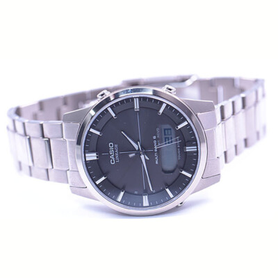 Pre-owned Casio International Warranty Lcw-m170td-1ajf Lineage Solar Radio Men's Watch