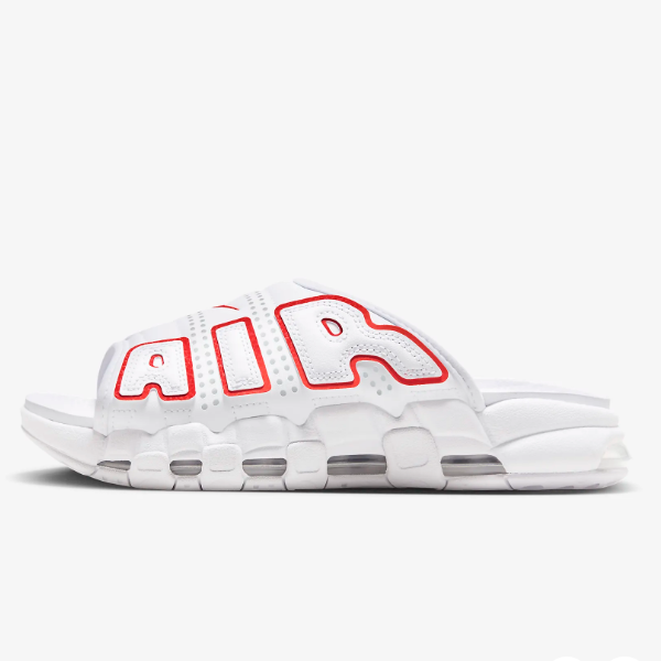 Женские шлепанцы Nike Air More Uptempo, белые (FD9885-100), ускоренная доставка