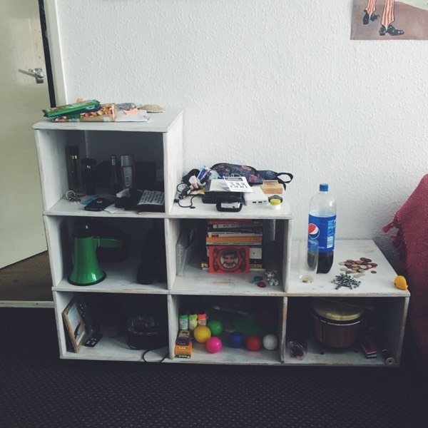 White WOODEN understairs storage 6 cube unit SHOE organizer shelves SHABBY CHIC bookshelf