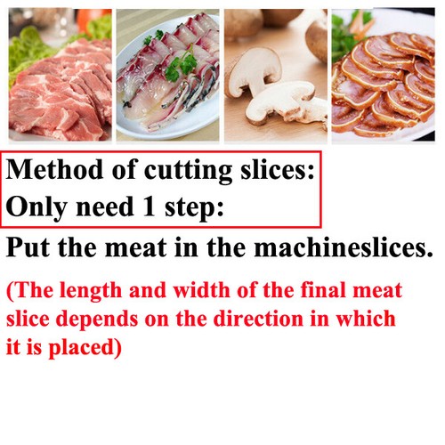 Commercial Meat Cutting Machine Stainless Steel Electric Meat Slicer Cutter 850w