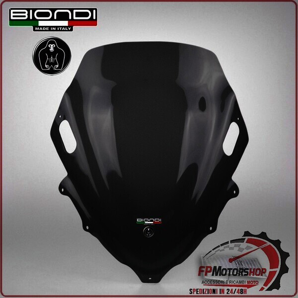 CUPOLINO PARABREZZA MOTO PER YAMAHA T-MAX 500 FUME DARK BIONDI 8010294 2008>2011