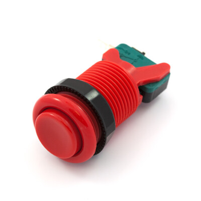 [ SparkFun COM-09336 ] Concave Button - Red