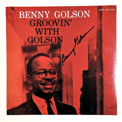 BENNY GOLSON signed 11x11'' photo Groovin' With TENOR SAXOPHONIST coa
