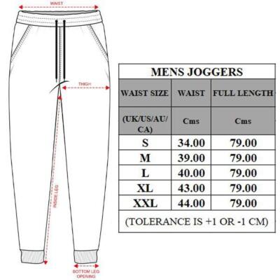 Kruze Mens Fleece Tracksuit Set Pullover Plain Sweatshirt Joggers Casual 2-piece