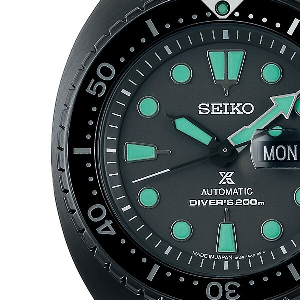 Pre-owned Seiko Prospex Sbdy127 The Black Series Mint Diver Scuba Men Watch Night Vision