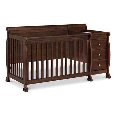 Classic Convertible Baby Crib & Changer Combo 4-In-1 3 Clothes Storage Drawers