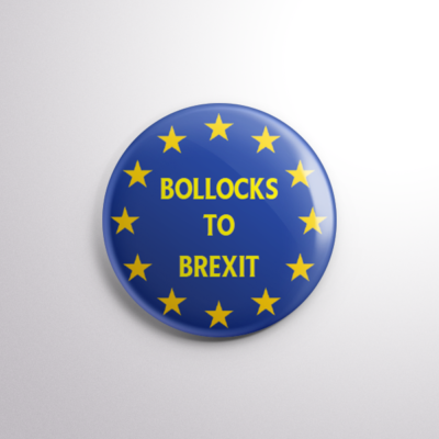Brexit pin on sale