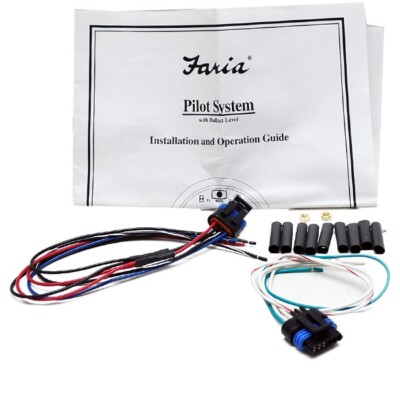 Faria Hw0188A Black Boat Wiring Harness For Pilot Systems Display