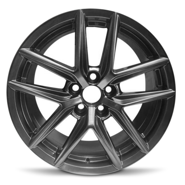 Wheel for 2014-2015 Lexus IS250 18x8 Inch Aluminum Rim 5 Lug 114.3mm Hyper Black