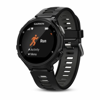RELOJ  GARMIN FORERUNNER 735XT NEGRO/GRIS    MULTIDEPORTE GPS GLONASS MONITOR DE