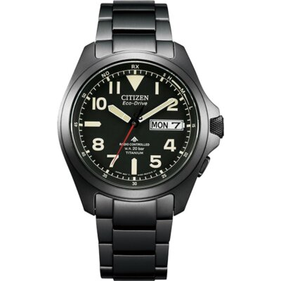 Citizen Promaster LAND AT6085-50E Solar Analog Watch Men Black