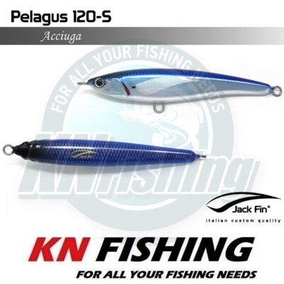 JACK FIN PELAGUS 120S Custom Italian Lures Handmade Limited Edition 120mm 36gr