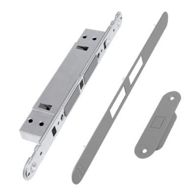 AGB Touch Mortise Silent Magnetic Door Lock Passage Function - Black White Gray