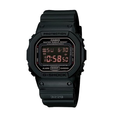 Casio G-SHOCK DW-5600MS-1 Mens Watch Black Red