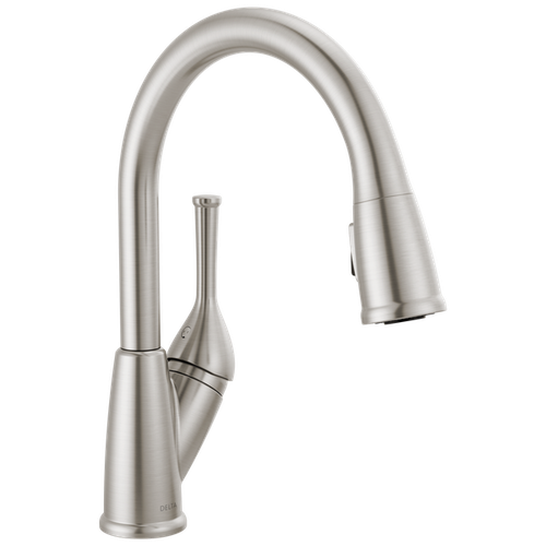 Delta Classic 1-Handle Pull-Down Kitchen Faucet Stainless-Certified Refurbished