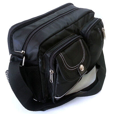 NEW Cross Body Messenger Shoulder Bag Passport Bag Black  