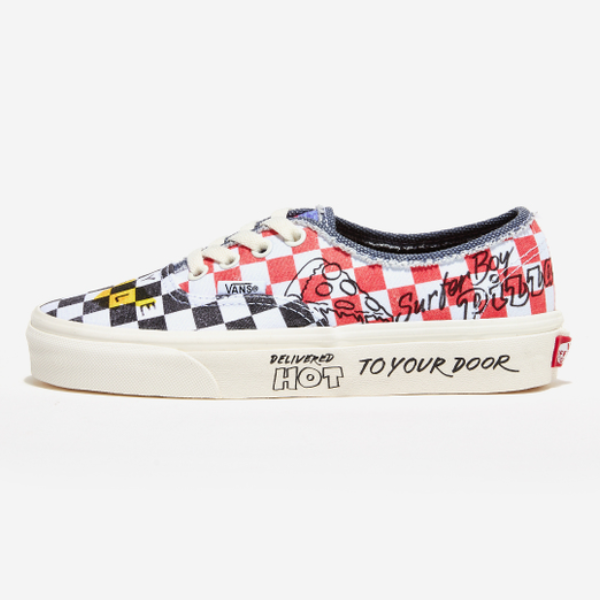 

Обувь Vans Authentic X Stranger Things — VN0A5JMPBO5 «Доставка горячей до двери», Красный, Vans Authentic X Stranger Things