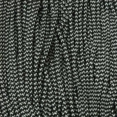 95 Cord (Type 1) Paracord Zebra (Black & Silver Horizon 100 FT USA MADE & SELLER