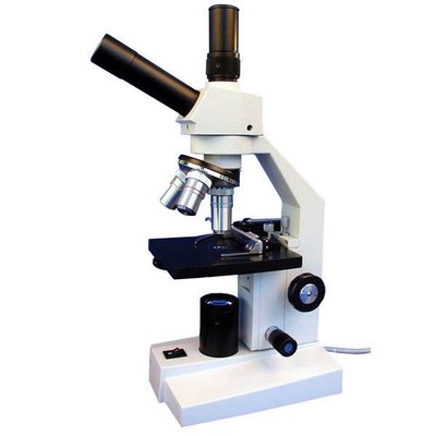 AmScope 40x-640x Biological 2-View Compound Microscope with Mechanical Stage