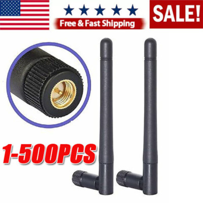500X RP-SMA Antenna for WiFi 2.4GHz/5Ghz Wireless Router Card Male Pin wholesale