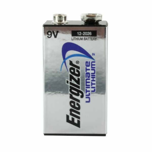12 Energizer Ultimate Lithium 9V (9 Volt) Batteries (L522, 6LR61, 1604LC)