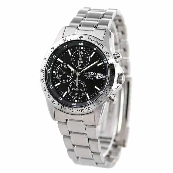 Pre-owned Seiko High Speed Chronograph Snd367p1  Men's Watch Quartz Black Watch Limit