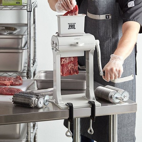 Backyard Pro MT-31 Butcher Series 31-Blade Meat Tenderizer with Jerky Slicer Bla