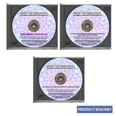 3 Subliminal Psychic Development DEVELOP YOUR ESP SKILLS Mind Training Tech Aid