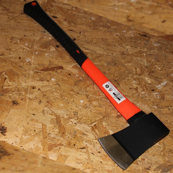NEW 4lb Steel Head Felling Chopper Axe Green Fibreglass shaft eBay