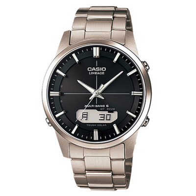 Pre-owned Casio International Warranty Lcw-m170td-1ajf Lineage Solar Radio Men's Watch