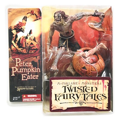 2005 McFarlane Monsters Twisted Fairy Tales Peter Pumpkin Eater MOC 787926411065