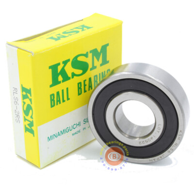 RLS6-2RS Ball Bearing 3/4" x 1-7/8" x 9/16" - KSM Japan
