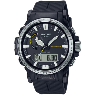Pre-owned Casio International Warranty Prw-61-1ajf Protrek Climber Line Men's Watch