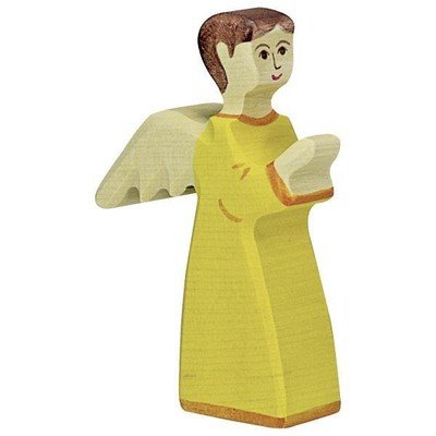 Goki Engel 2 stehend orange Holzfigur Holzspielzeug Schutzengel neu OVP