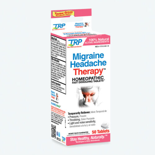 The Relief Products Migraine Headache Therapy Fast Dissolving Tablets, 50 Count
