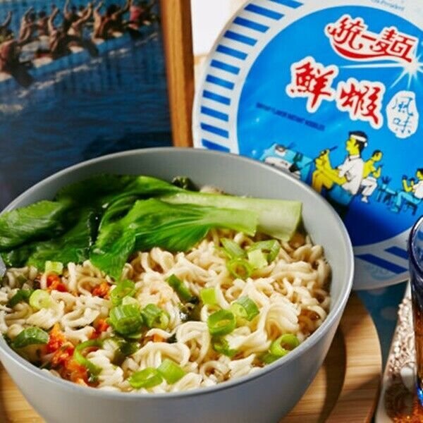 Uni-President TAIWAN Shrimp Flavor Instant Noodles 83g 統一鮮蝦風味麵