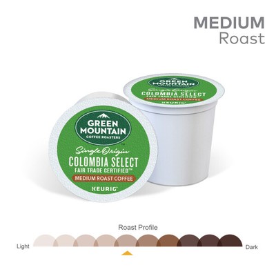 Green Mountain Coffee Colombia Select, Keurig K-Cup Pod, Medium Roast, 96 Count