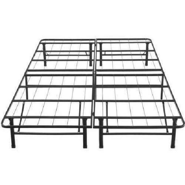 Platform Metal Base Foundation With Under Storage Heavy Duty 14in Twin