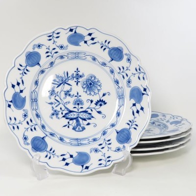 MEISSEN Plate Blue Onion Dinner Plate 28cm Western Set of 5 Large Plate