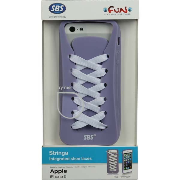 SBS STRINGA CUSTODIA CASE per APPLE IPHONE 5 5G 5S VIOLA