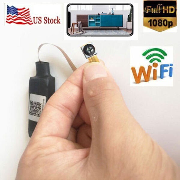 HD 1080p 4K Nanny WiFi Cam DVR wireless Mini Hidden pinhole DIY Screw camera - Image 9