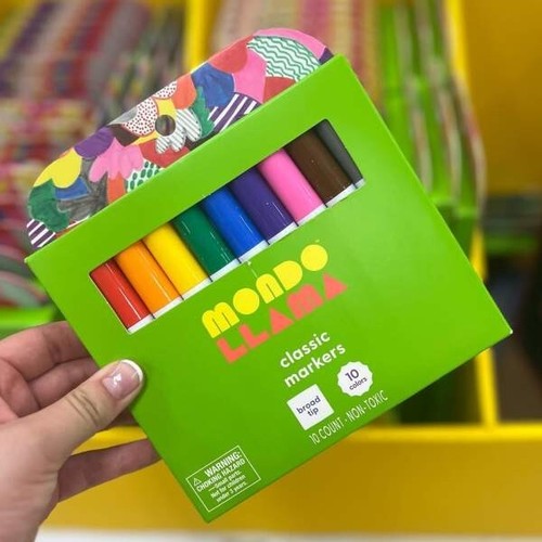 Mondo Llama: 2 &times; 10ct Washable Markers Broad Tip Classic Colors Brand New