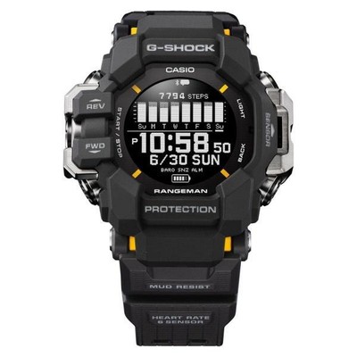Pre-owned Casio G-shock Gpr-h1000-1jr Rangeman Master Of Bluetooth Gps Sport