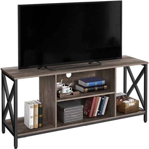 For 65'' Tv Table Entertainment Center Flat Screen Stand 3 Tier Storage