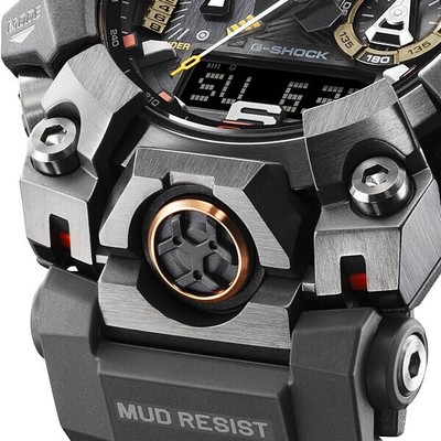 Pre-owned Casio G-shock Master Of Series Mudmaster Gwg-b1000ec-1ajf Bluetooth Black