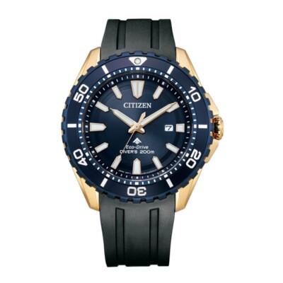 Pre-owned Citizen Promaster Marine Bn0196-01l Blue Eco-drive Men's Watch In Box