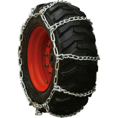 Peerless 0342955 Wide Base Skid Steer 15'' - 16.5'' Twist 4-Link Tire Chains