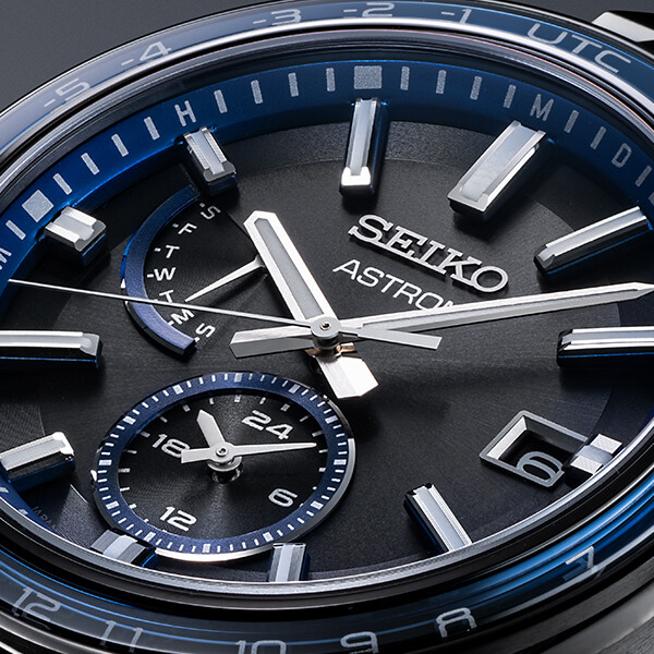 Pre-owned Seiko Astron Nexter Sbxy041 Men's Watch Solar World Time Black Ip Date 2022